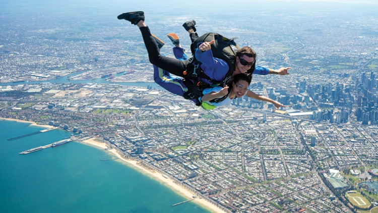 Skydive Melbourne St Kilda
